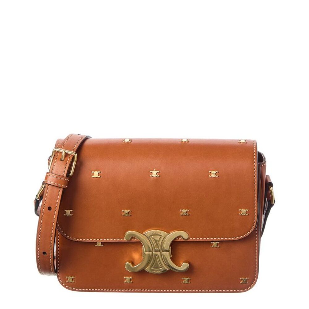 Celine Teen Triomphe Leather Shoulder Bag